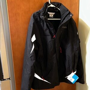 Columbia Black and White Outdoor Jacket